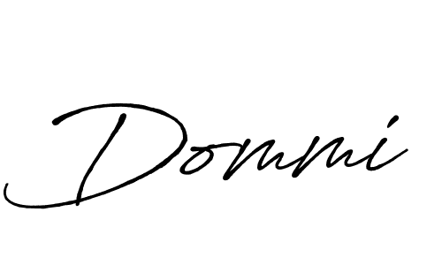 How to make Dommi name signature. Use Antro_Vectra_Bolder style for creating short signs online. This is the latest handwritten sign. Dommi signature style 7 images and pictures png