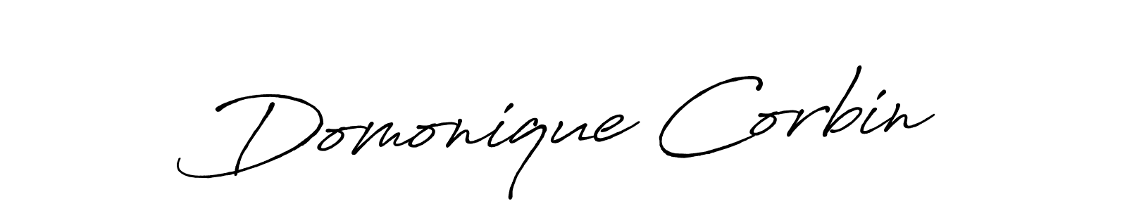 The best way (Antro_Vectra_Bolder) to make a short signature is to pick only two or three words in your name. The name Domonique Corbin include a total of six letters. For converting this name. Domonique Corbin signature style 7 images and pictures png