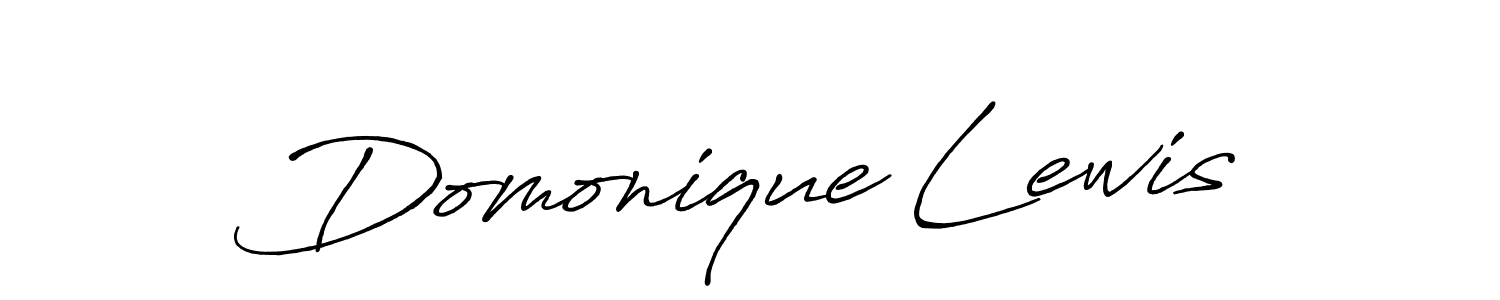 Also You can easily find your signature by using the search form. We will create Domonique Lewis name handwritten signature images for you free of cost using Antro_Vectra_Bolder sign style. Domonique Lewis signature style 7 images and pictures png