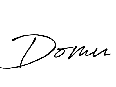 Also we have Domu name is the best signature style. Create professional handwritten signature collection using Antro_Vectra_Bolder autograph style. Domu signature style 7 images and pictures png