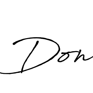 Don stylish signature style. Best Handwritten Sign (Antro_Vectra_Bolder) for my name. Handwritten Signature Collection Ideas for my name Don. Don signature style 7 images and pictures png