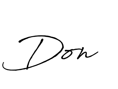 The best way (Antro_Vectra_Bolder) to make a short signature is to pick only two or three words in your name. The name Don  include a total of six letters. For converting this name. Don  signature style 7 images and pictures png