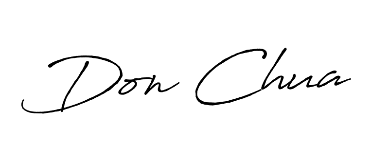 Similarly Antro_Vectra_Bolder is the best handwritten signature design. Signature creator online .You can use it as an online autograph creator for name Don Chua. Don Chua signature style 7 images and pictures png