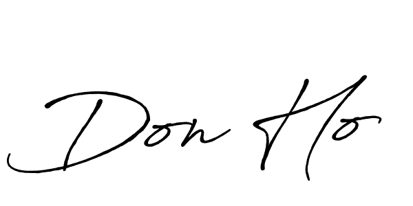 Also we have Don Ho name is the best signature style. Create professional handwritten signature collection using Antro_Vectra_Bolder autograph style. Don Ho signature style 7 images and pictures png