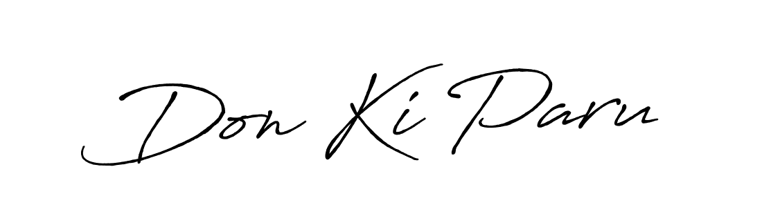 The best way (Antro_Vectra_Bolder) to make a short signature is to pick only two or three words in your name. The name Don Ki Paru include a total of six letters. For converting this name. Don Ki Paru signature style 7 images and pictures png