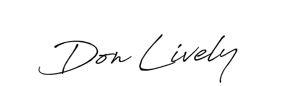 It looks lik you need a new signature style for name Don Lively. Design unique handwritten (Antro_Vectra_Bolder) signature with our free signature maker in just a few clicks. Don Lively signature style 7 images and pictures png