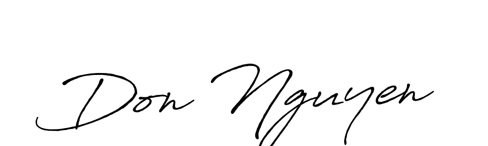 It looks lik you need a new signature style for name Don Nguyen. Design unique handwritten (Antro_Vectra_Bolder) signature with our free signature maker in just a few clicks. Don Nguyen signature style 7 images and pictures png