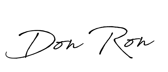 Antro_Vectra_Bolder is a professional signature style that is perfect for those who want to add a touch of class to their signature. It is also a great choice for those who want to make their signature more unique. Get Don Ron name to fancy signature for free. Don Ron signature style 7 images and pictures png