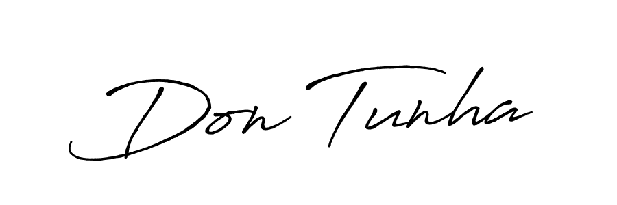 Also You can easily find your signature by using the search form. We will create Don Tunha name handwritten signature images for you free of cost using Antro_Vectra_Bolder sign style. Don Tunha signature style 7 images and pictures png