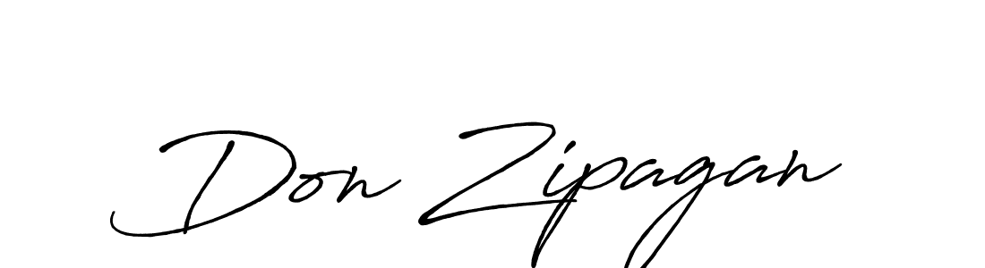 Design your own signature with our free online signature maker. With this signature software, you can create a handwritten (Antro_Vectra_Bolder) signature for name Don Zipagan. Don Zipagan signature style 7 images and pictures png