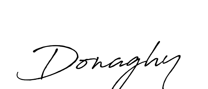 Make a beautiful signature design for name Donaghy. With this signature (Antro_Vectra_Bolder) style, you can create a handwritten signature for free. Donaghy signature style 7 images and pictures png