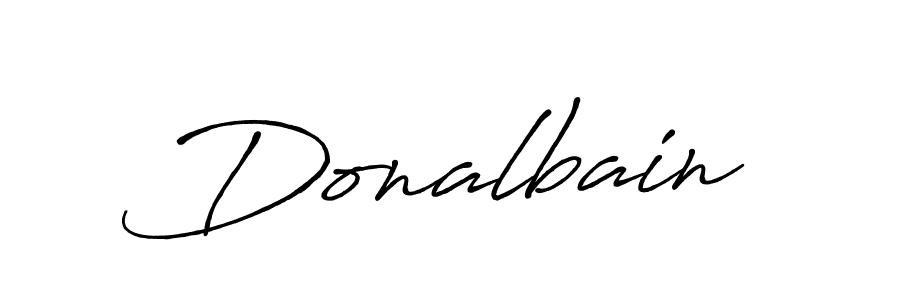 How to make Donalbain name signature. Use Antro_Vectra_Bolder style for creating short signs online. This is the latest handwritten sign. Donalbain signature style 7 images and pictures png
