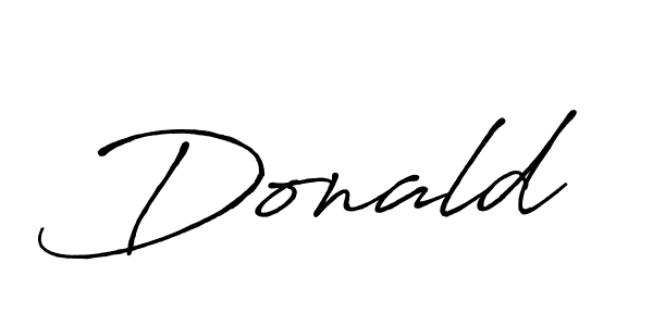Use a signature maker to create a handwritten signature online. With this signature software, you can design (Antro_Vectra_Bolder) your own signature for name Donald. Donald signature style 7 images and pictures png