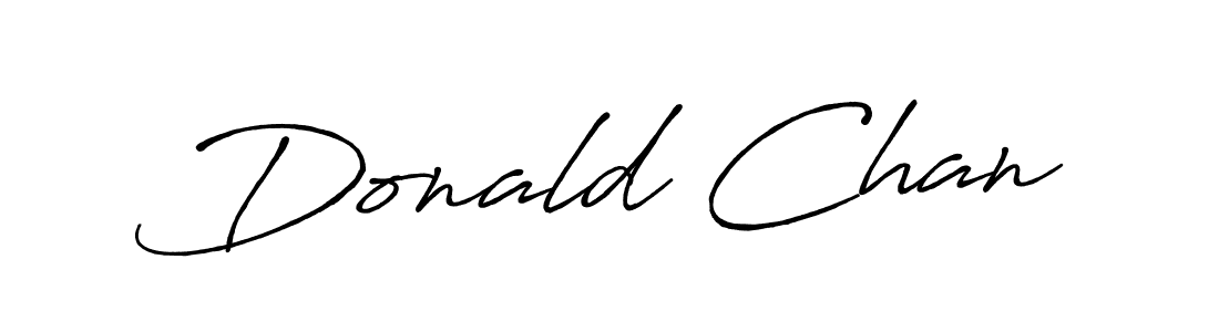 You should practise on your own different ways (Antro_Vectra_Bolder) to write your name (Donald Chan) in signature. don't let someone else do it for you. Donald Chan signature style 7 images and pictures png