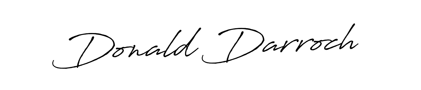 Make a beautiful signature design for name Donald Darroch. With this signature (Antro_Vectra_Bolder) style, you can create a handwritten signature for free. Donald Darroch signature style 7 images and pictures png