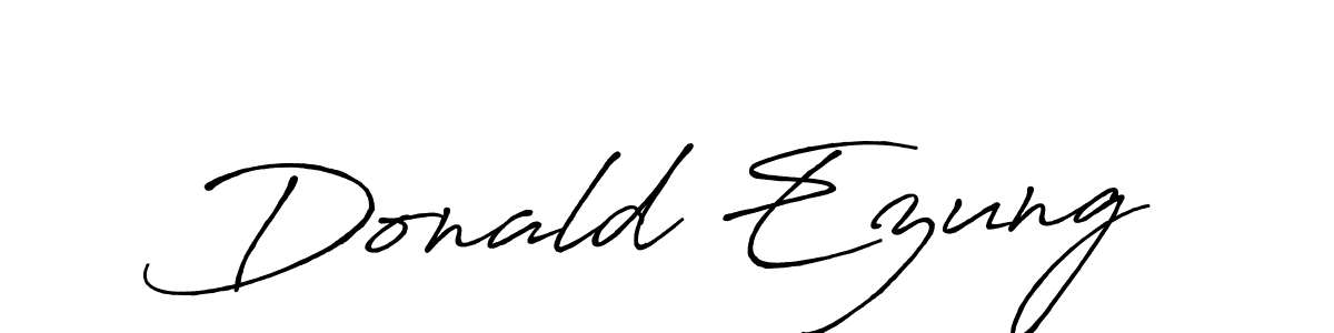 Also You can easily find your signature by using the search form. We will create Donald Ezung name handwritten signature images for you free of cost using Antro_Vectra_Bolder sign style. Donald Ezung signature style 7 images and pictures png