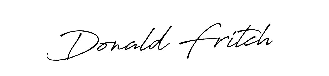 Make a beautiful signature design for name Donald Fritch. With this signature (Antro_Vectra_Bolder) style, you can create a handwritten signature for free. Donald Fritch signature style 7 images and pictures png