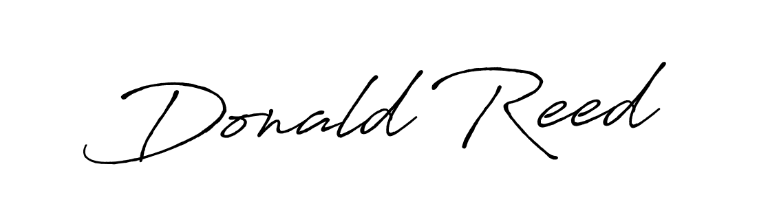 How to make Donald Reed name signature. Use Antro_Vectra_Bolder style for creating short signs online. This is the latest handwritten sign. Donald Reed signature style 7 images and pictures png