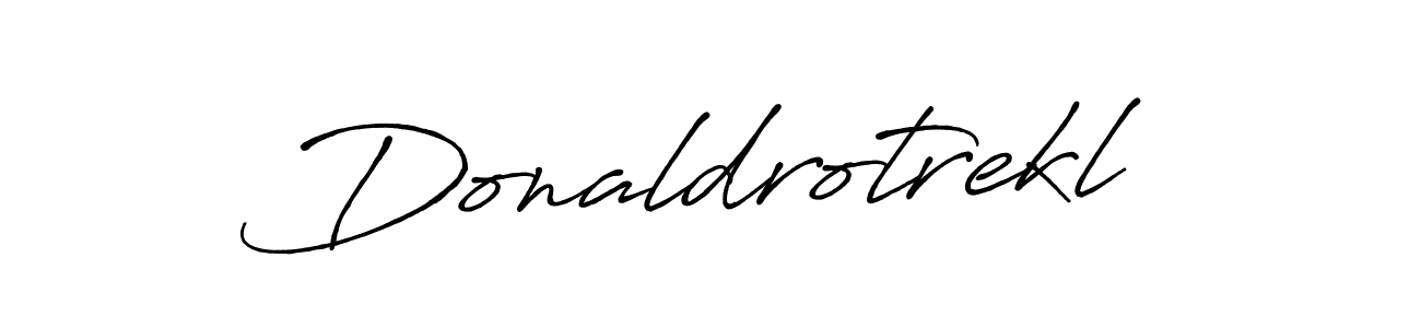Create a beautiful signature design for name Donaldrotrekl. With this signature (Antro_Vectra_Bolder) fonts, you can make a handwritten signature for free. Donaldrotrekl signature style 7 images and pictures png