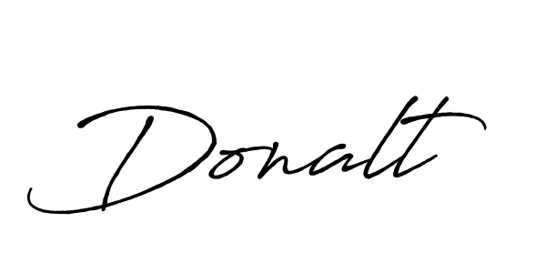 How to make Donalt name signature. Use Antro_Vectra_Bolder style for creating short signs online. This is the latest handwritten sign. Donalt signature style 7 images and pictures png