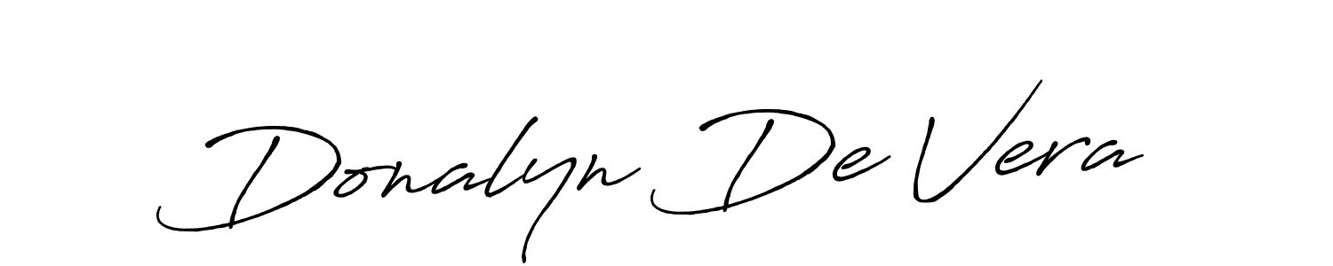 Design your own signature with our free online signature maker. With this signature software, you can create a handwritten (Antro_Vectra_Bolder) signature for name Donalyn De Vera. Donalyn De Vera signature style 7 images and pictures png