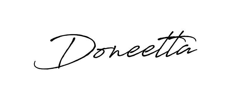 Design your own signature with our free online signature maker. With this signature software, you can create a handwritten (Antro_Vectra_Bolder) signature for name Doneetta. Doneetta signature style 7 images and pictures png