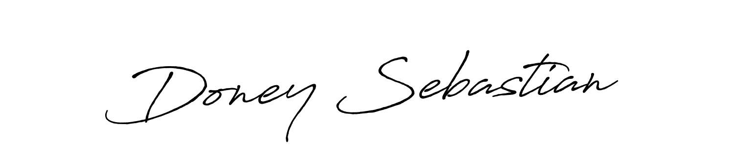 Use a signature maker to create a handwritten signature online. With this signature software, you can design (Antro_Vectra_Bolder) your own signature for name Doney Sebastian. Doney Sebastian signature style 7 images and pictures png