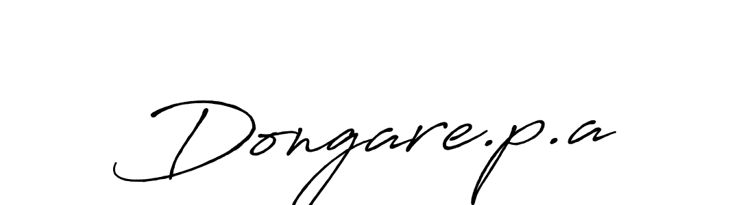 Dongare.p.a stylish signature style. Best Handwritten Sign (Antro_Vectra_Bolder) for my name. Handwritten Signature Collection Ideas for my name Dongare.p.a. Dongare.p.a signature style 7 images and pictures png