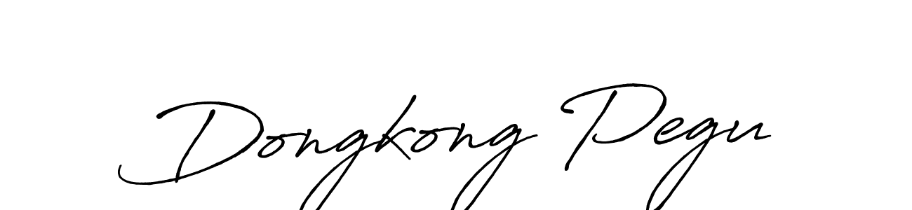 Dongkong Pegu stylish signature style. Best Handwritten Sign (Antro_Vectra_Bolder) for my name. Handwritten Signature Collection Ideas for my name Dongkong Pegu. Dongkong Pegu signature style 7 images and pictures png