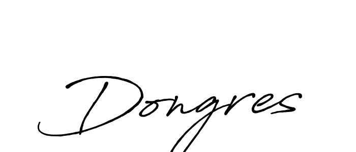 Dongres stylish signature style. Best Handwritten Sign (Antro_Vectra_Bolder) for my name. Handwritten Signature Collection Ideas for my name Dongres. Dongres signature style 7 images and pictures png