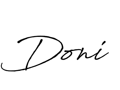 Best and Professional Signature Style for Doni. Antro_Vectra_Bolder Best Signature Style Collection. Doni signature style 7 images and pictures png