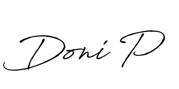 Best and Professional Signature Style for Doni P. Antro_Vectra_Bolder Best Signature Style Collection. Doni P signature style 7 images and pictures png