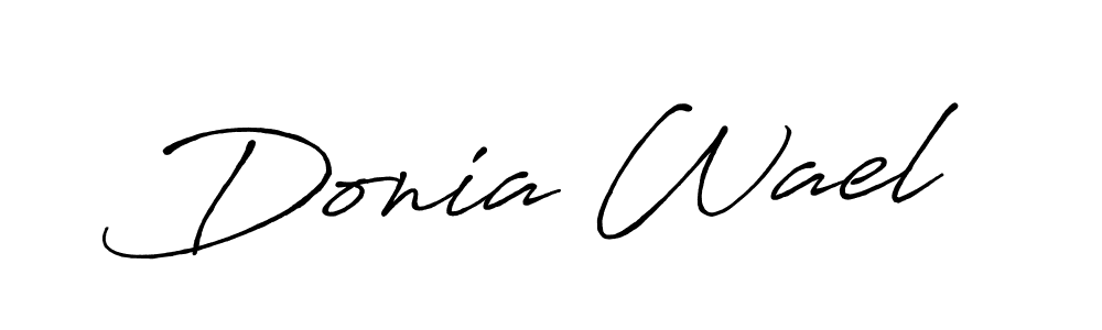 Similarly Antro_Vectra_Bolder is the best handwritten signature design. Signature creator online .You can use it as an online autograph creator for name Donia Wael. Donia Wael signature style 7 images and pictures png