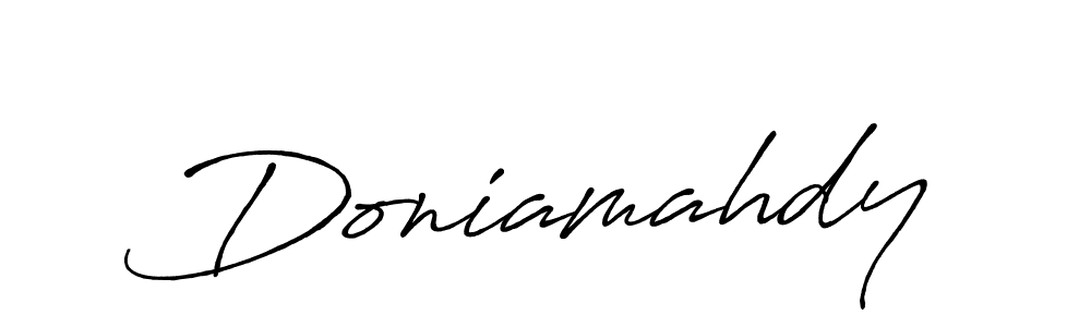 How to make Doniamahdy signature? Antro_Vectra_Bolder is a professional autograph style. Create handwritten signature for Doniamahdy name. Doniamahdy signature style 7 images and pictures png