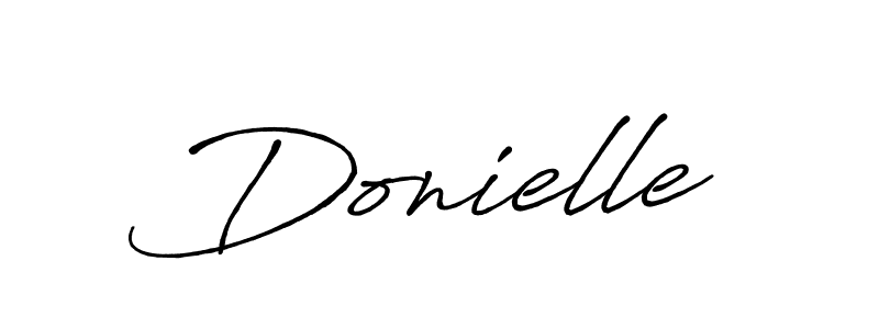 Donielle stylish signature style. Best Handwritten Sign (Antro_Vectra_Bolder) for my name. Handwritten Signature Collection Ideas for my name Donielle. Donielle signature style 7 images and pictures png