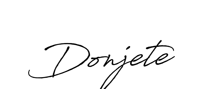 It looks lik you need a new signature style for name Donjete. Design unique handwritten (Antro_Vectra_Bolder) signature with our free signature maker in just a few clicks. Donjete signature style 7 images and pictures png