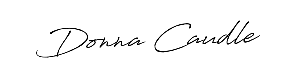 How to make Donna Caudle name signature. Use Antro_Vectra_Bolder style for creating short signs online. This is the latest handwritten sign. Donna Caudle signature style 7 images and pictures png