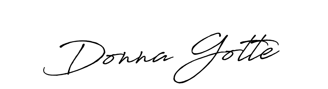 It looks lik you need a new signature style for name Donna Gotte. Design unique handwritten (Antro_Vectra_Bolder) signature with our free signature maker in just a few clicks. Donna Gotte signature style 7 images and pictures png