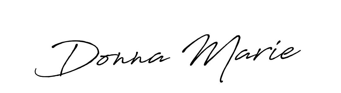 Use a signature maker to create a handwritten signature online. With this signature software, you can design (Antro_Vectra_Bolder) your own signature for name Donna Marie. Donna Marie signature style 7 images and pictures png