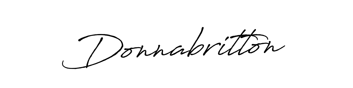 Also we have Donnabritton name is the best signature style. Create professional handwritten signature collection using Antro_Vectra_Bolder autograph style. Donnabritton signature style 7 images and pictures png