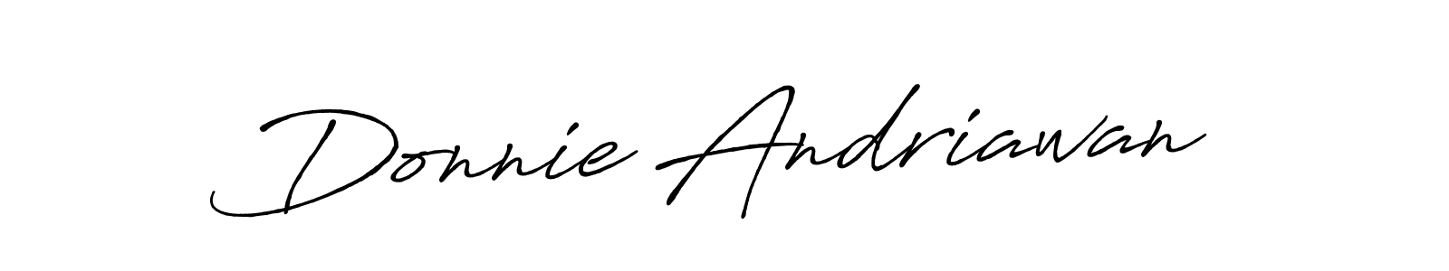 Also we have Donnie Andriawan name is the best signature style. Create professional handwritten signature collection using Antro_Vectra_Bolder autograph style. Donnie Andriawan signature style 7 images and pictures png