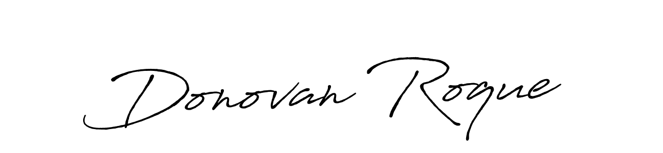 Design your own signature with our free online signature maker. With this signature software, you can create a handwritten (Antro_Vectra_Bolder) signature for name Donovan Roque. Donovan Roque signature style 7 images and pictures png