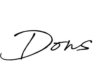 You can use this online signature creator to create a handwritten signature for the name Dons. This is the best online autograph maker. Dons signature style 7 images and pictures png