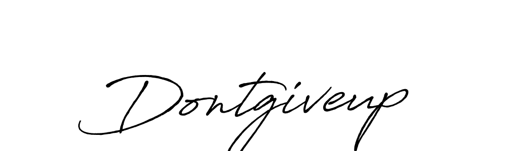 if you are searching for the best signature style for your name Dontgiveup. so please give up your signature search. here we have designed multiple signature styles  using Antro_Vectra_Bolder. Dontgiveup signature style 7 images and pictures png