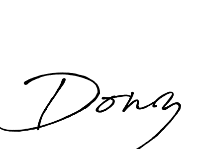 Once you've used our free online signature maker to create your best signature Antro_Vectra_Bolder style, it's time to enjoy all of the benefits that Donz name signing documents. Donz signature style 7 images and pictures png