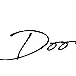 How to make Doo name signature. Use Antro_Vectra_Bolder style for creating short signs online. This is the latest handwritten sign. Doo signature style 7 images and pictures png