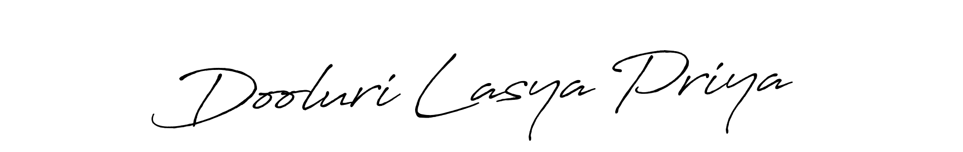 You should practise on your own different ways (Antro_Vectra_Bolder) to write your name (Dooluri Lasya Priya) in signature. don't let someone else do it for you. Dooluri Lasya Priya signature style 7 images and pictures png