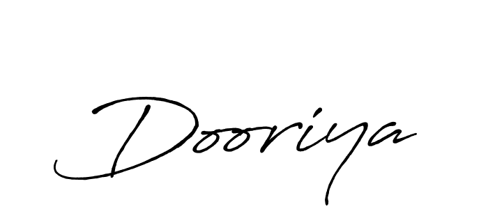 How to make Dooriya name signature. Use Antro_Vectra_Bolder style for creating short signs online. This is the latest handwritten sign. Dooriya signature style 7 images and pictures png