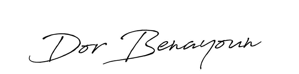 Make a short Dor Benayoun signature style. Manage your documents anywhere anytime using Antro_Vectra_Bolder. Create and add eSignatures, submit forms, share and send files easily. Dor Benayoun signature style 7 images and pictures png