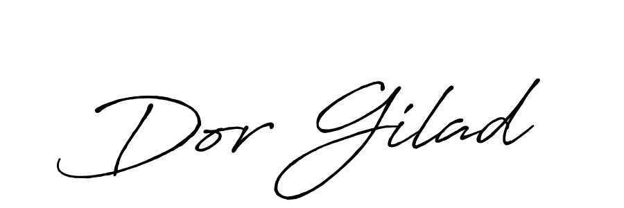 Design your own signature with our free online signature maker. With this signature software, you can create a handwritten (Antro_Vectra_Bolder) signature for name Dor Gilad. Dor Gilad signature style 7 images and pictures png